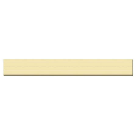 School Smart 006468 School Smart Sentence Strip, 3 x 24 In, Manila, Pack Of 100