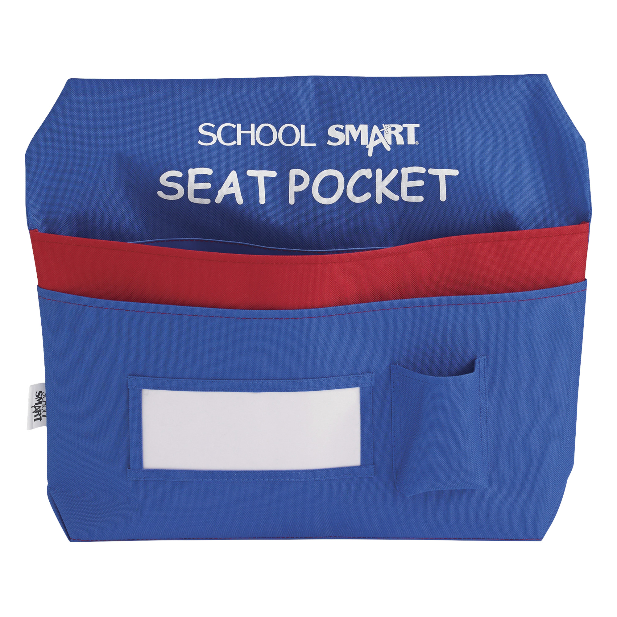 School Smart Seat Pocket, 17 x 141/2 Inches, Blue