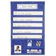 thumbnail image 1 of School Smart Sentence Strip Pocket Chart with Card Storage, 28" x 44.5", 1 of 1