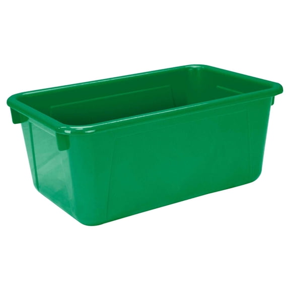 School Smart Storage Tray, 7-7/8 x 12-1/4 x 5-3/8 Inches, Green