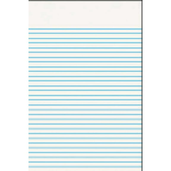 School Smart Story Picture Paper Pad, 1 Inch Rule, 24 x 36 Inches, 100 Sheets