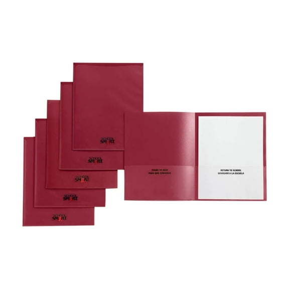 Take Home Folder, Red, Set of 24