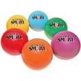 thumbnail image 1 of School Smart TechnoSkin Coated-Foam Medium Bounce Balls, Set of 6, 1 of 2