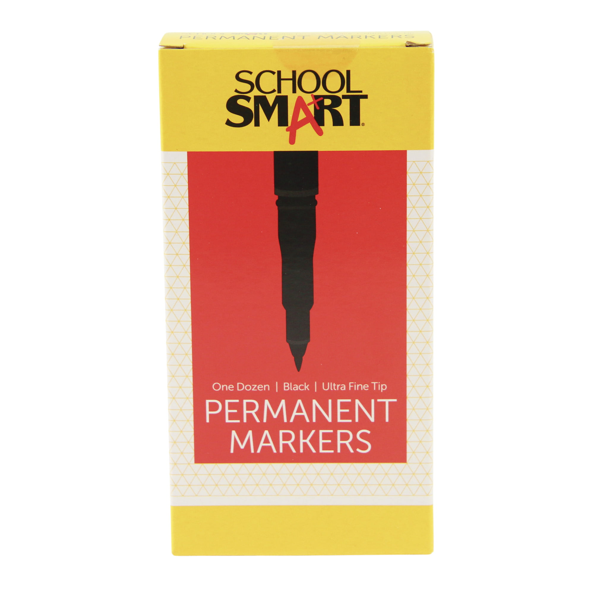 ZEYAR Permanent Markers, JUMBO Size, Set of 4, Waterproof & Smear