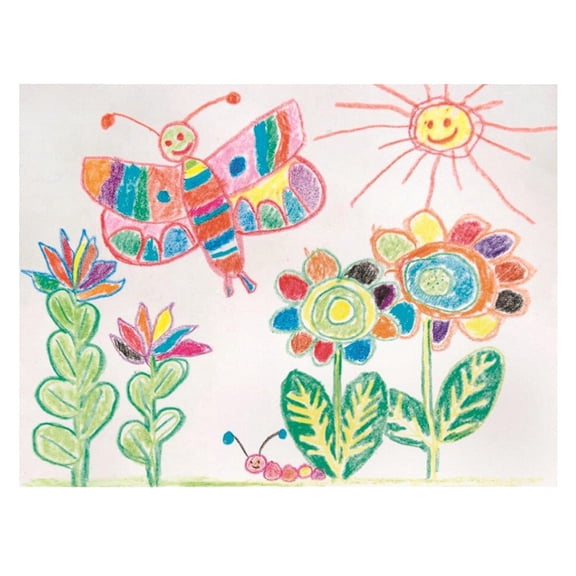 School Smart Super Value Multi-Purpose Drawing Paper, Standard-Weight, 24 X 36 in, White, Pack of 250