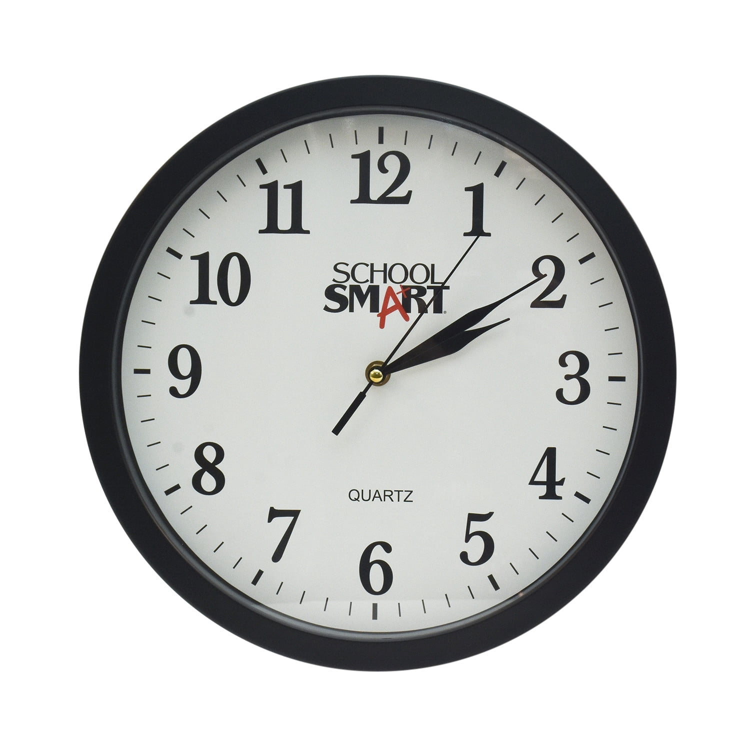 Wall Clock, 13 Inches, White Dial and Black Frame - Walmart.com