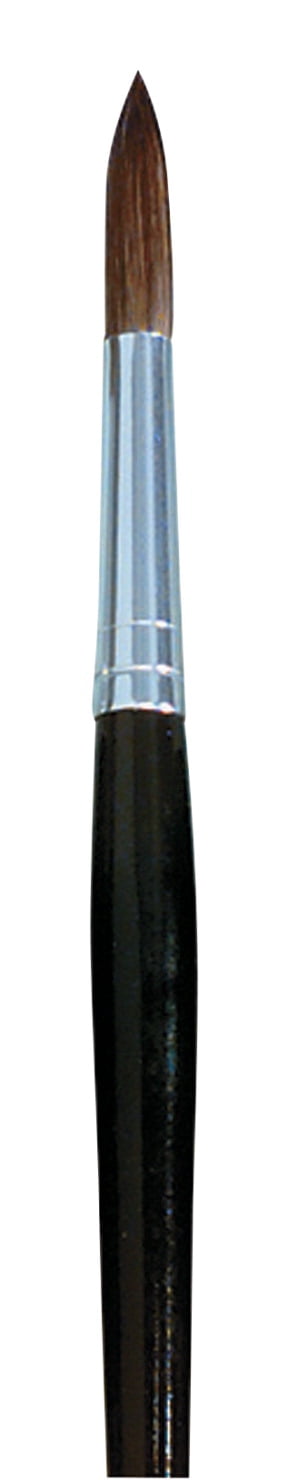 School Smart 1567553 Watercolor Long Handle Brush, Size 10 - Pack of 12
