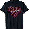 thumbnail image 1 of School Social Worker Counseling Team Counselor Work Crew T-Shirt, 1 of 4
