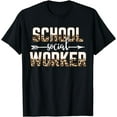 thumbnail image 1 of School Social Worker Month Leopard Empowering Social Workers T-Shirt, 1 of 4
