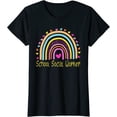 thumbnail image 1 of School Social Worker Rainbow T-Shirt, 1 of 3