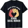 thumbnail image 1 of School Social Worker Saying Student Counseling T-Shirt, 1 of 4