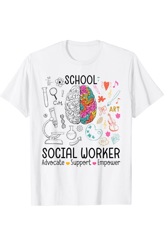School Social Worker Shirt MSW Appreciation Social Work T-Shirt mens t shirt,white,women,funny,misfits,men,journey