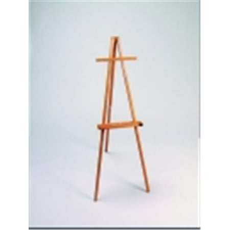 School Specialty Deluxe Tripod Easel, 66" x 13.75" x 0.75", 6 Pounds, Wood, Honey Stain