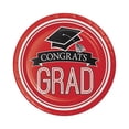 thumbnail image 1 of School Spirit Red Paper Plates, 18pk, 1 of 5