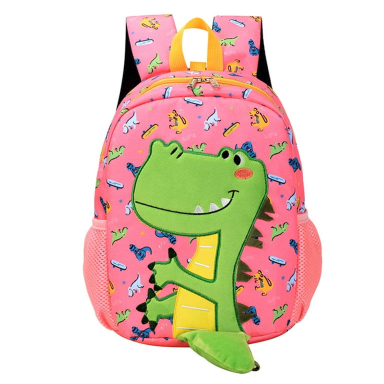 School Starts SeasonBackpack for Work Breathable Dinosaur Print Child Hiking Backpack Men Student Zipper Cartoon School Mesh Backpacks Bag Nylon Backpack Walmart