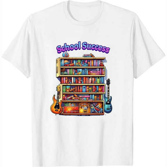 School Success Back to School Gifts Fun and Eye-catching Graphic Tee Shirt for Women - Great for Summer