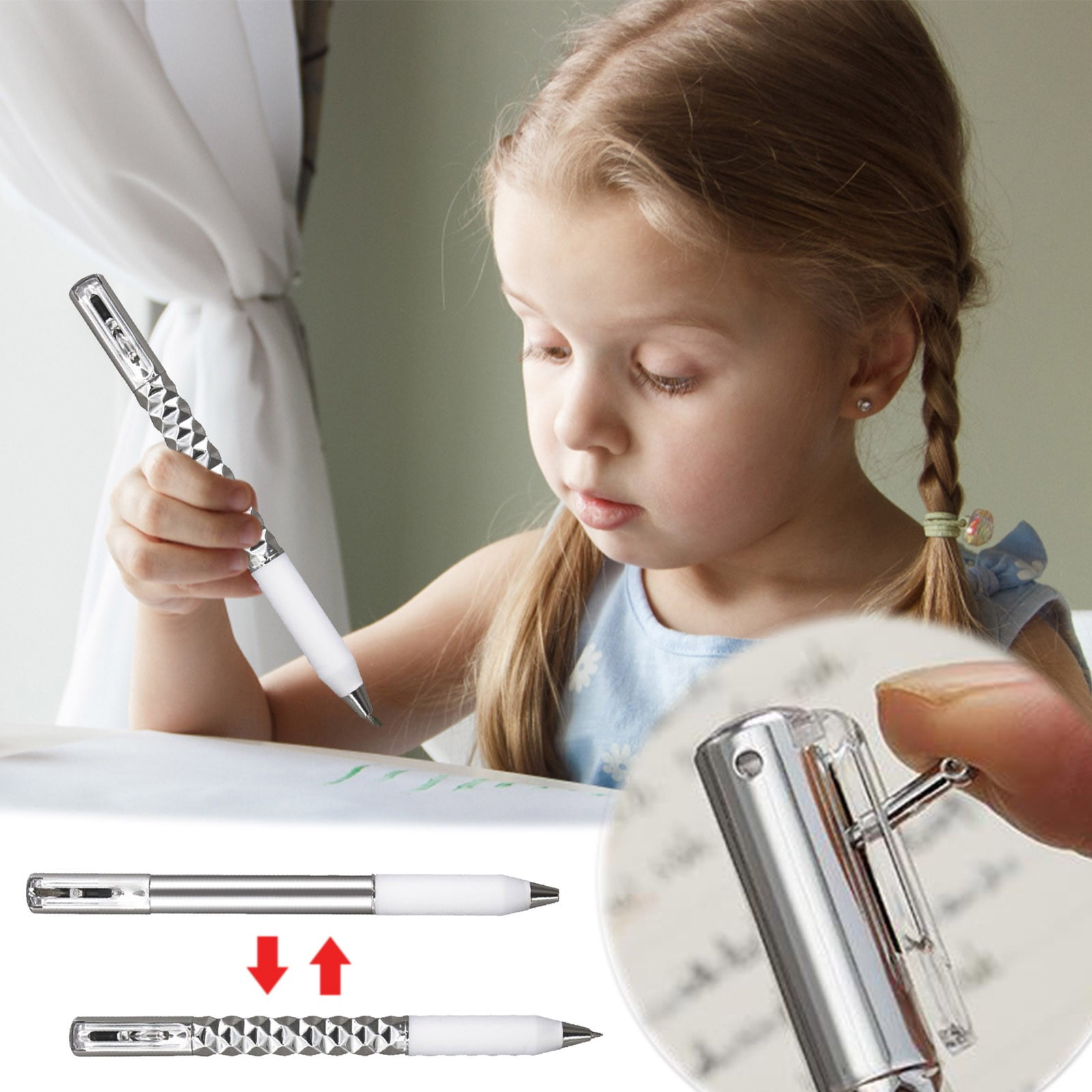 School Supplies Ballpoint Pens in Clearance Deformable Pen For