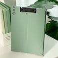 thumbnail image 1 of School Supplies Kezqiaxn Plastic A4 Clipboards Vertical Folder Board Office Supplies Thickened Writing Board Student Color Clip Home School Folder Green, 1 of 8
