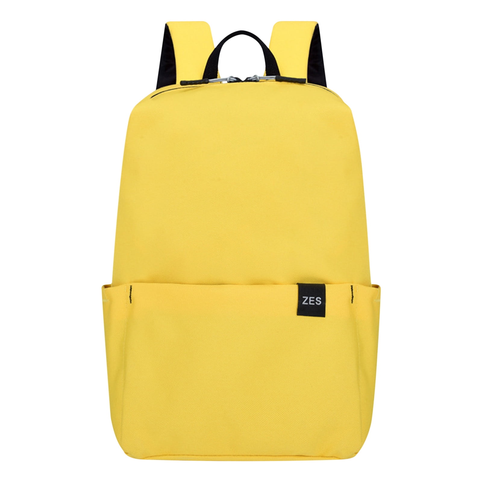 YJMKOI Aesthetic Backpack For School - Solid Color Bookbag For Middle/High School Students, Water-Resistant, Large Capacity