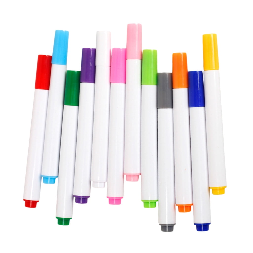 Mr. Pen- White Chalk Markers, 4 Pack, Dual Tip, 8 labels, White