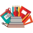 thumbnail image 1 of School Supplies Design School Wall Decals for Classroom Decoration and Design Decals on Walls - Creative Teacher Artwork Stickers Sticker Back to School Ideas Teachers Schools Size (12x20 inch), 1 of 2