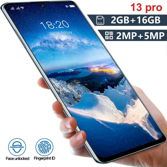School Supplies Dqueduo Electronics Smart Phone,13 Pro Android 8.1 Smartphone HD Full Screen Phone,Dual SIM Unlocked Smart Phone,2GB RAM+16GB ROM,7.0 Inch Cellphones Mobile Phones on Clearance