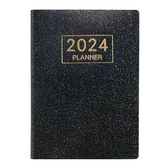 School Supplies Elementary Students Daily Planner Leather Planner 2024 Pocket Calendar Organizer Notebook Weekly Monthly Planner Daily Planner For Time Management Notepad