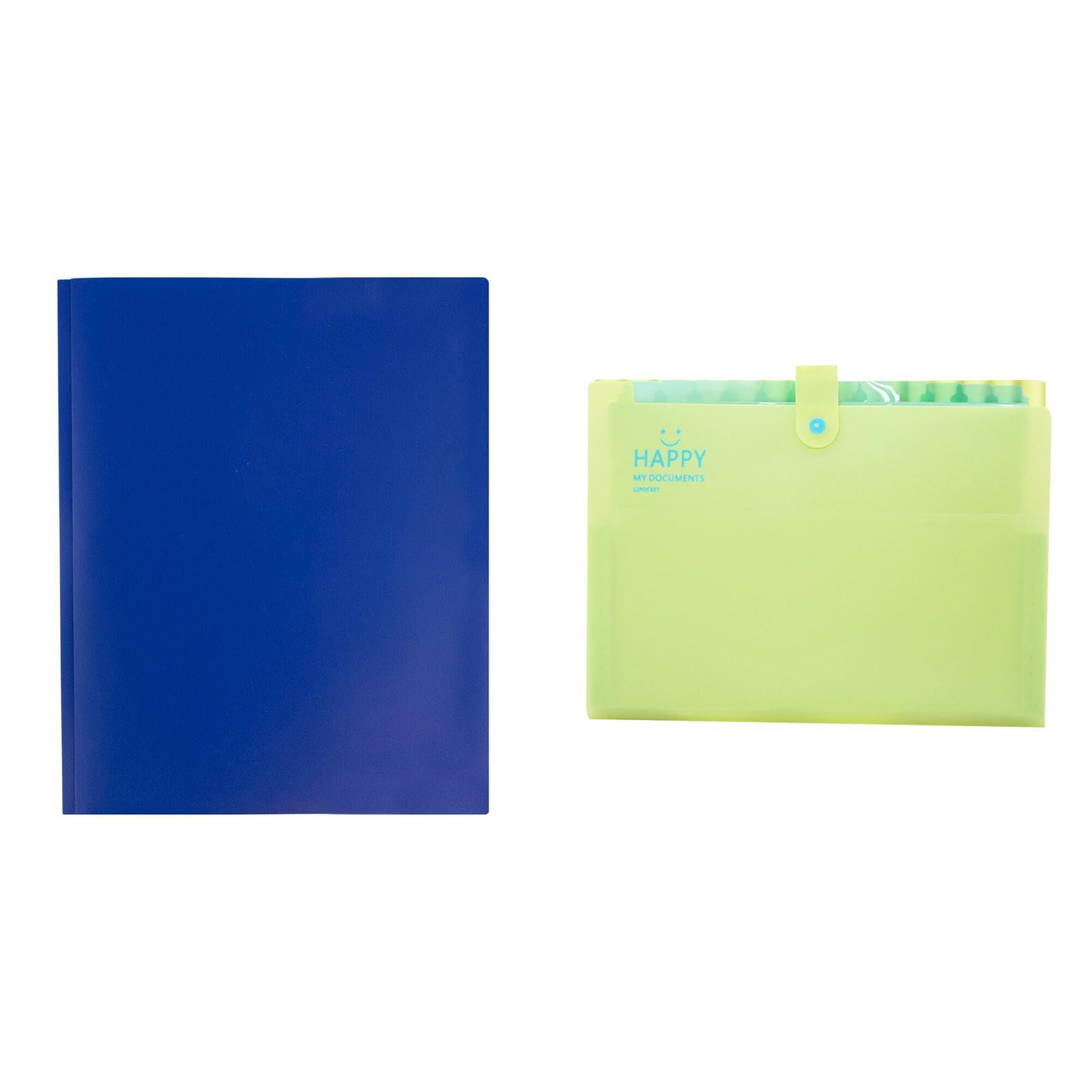 School Supplies File Folder Dunwell Colored Plastic Folder With Pockets ...