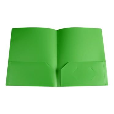 School Supplies Tozuoyouz Plastic Folders With Pockets Heavy Duty Pocket Folders Letter Size File Folders For Documents Office School Green E