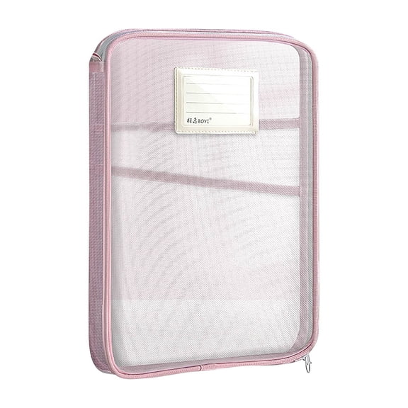 School Supplies, Transparent Storage Bag Student A4 Book File Bag Mesh Classification Homework Storage Bag Transparent Handheld Exam Paper Tutoring Storage Bag, Women Gifts