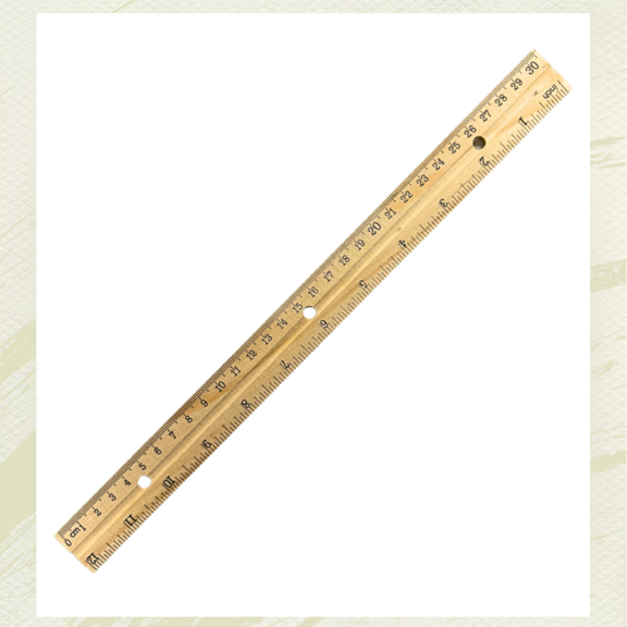 School Supply Boxes | 12" Wooden Rulers – 250 Pack, Binder Hole Design