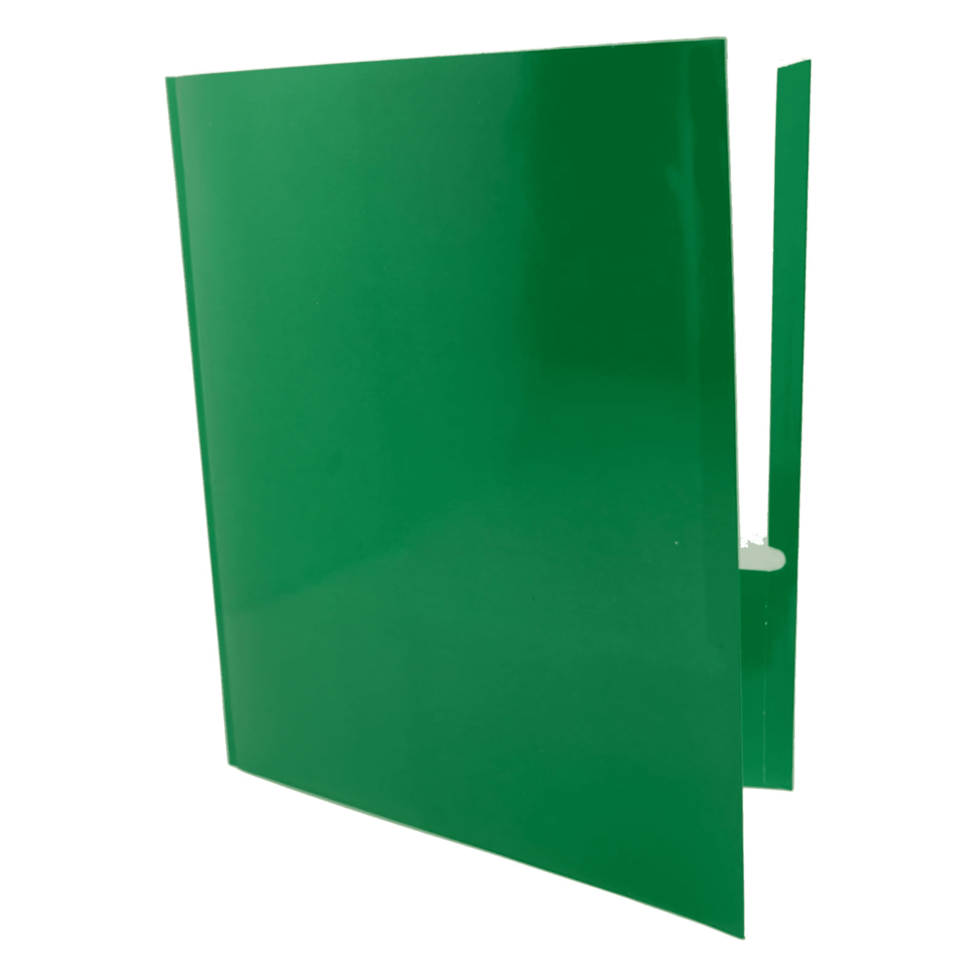 School Supply Boxes | (Green) Three Prong, Two Pocket Folders | 20 Pack | Letter Size Folders for the Classroom & Office
