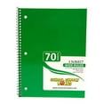 thumbnail image 1 of School Supply Boxes | (Green) Wide-Ruled 1 Subject Notebooks | 48 Pack | 10.5 IN x 8 IN (70 Sheets) Notebooks for School, Work & Office, 1 of 2