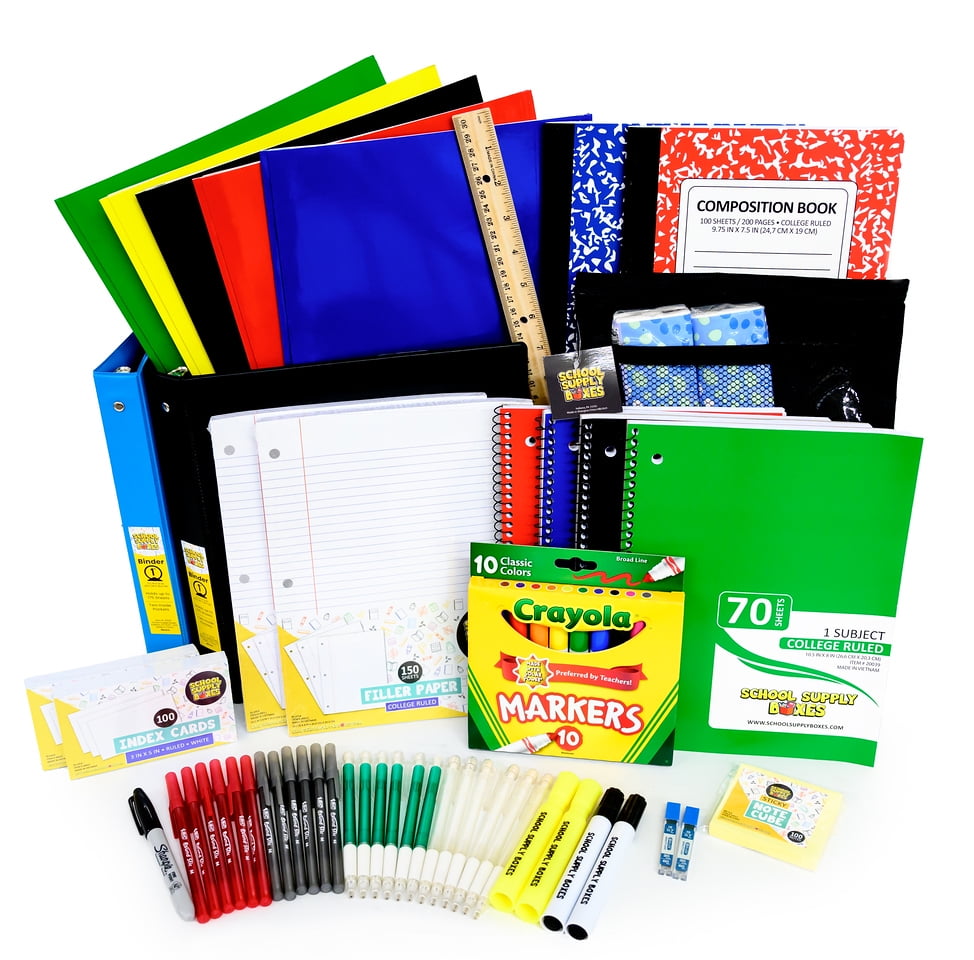 School Supply Boxes High School Back to School Kit