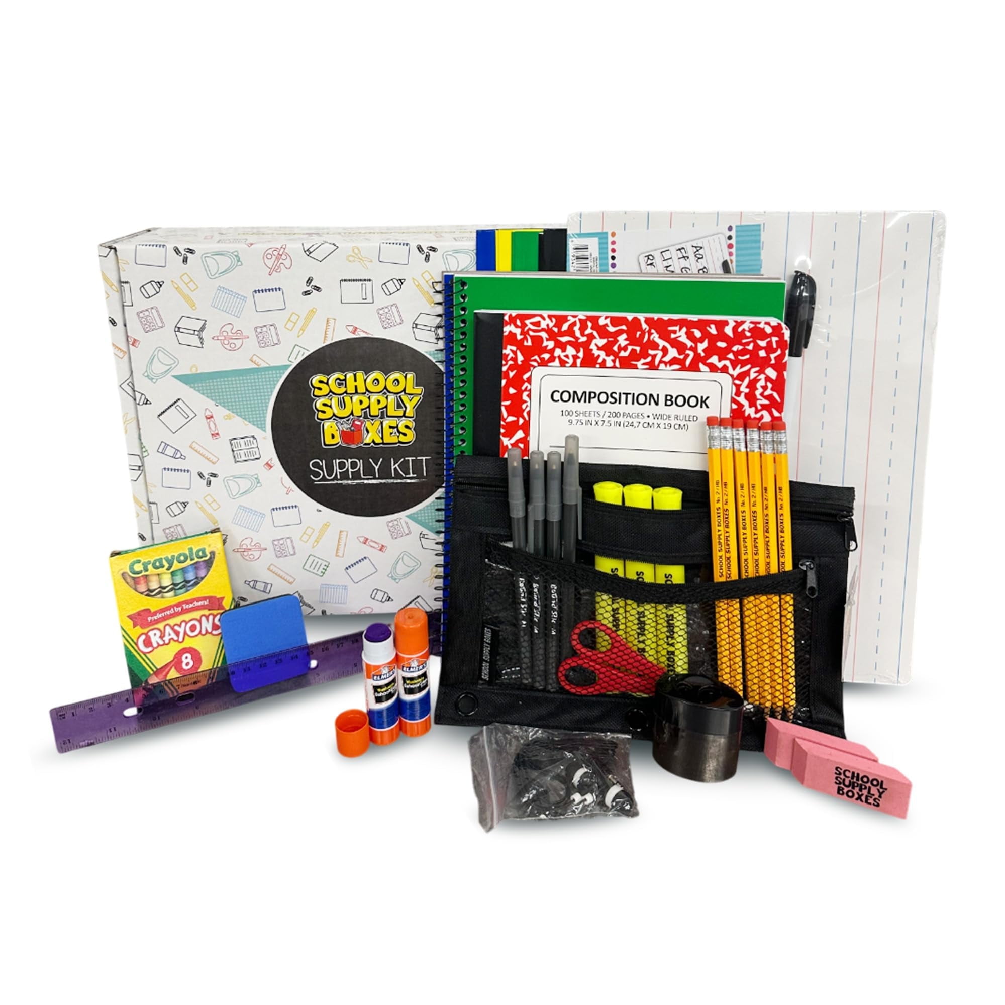 School Supply Boxes | Lapboard Case (4 Boxes) | Back to School ...