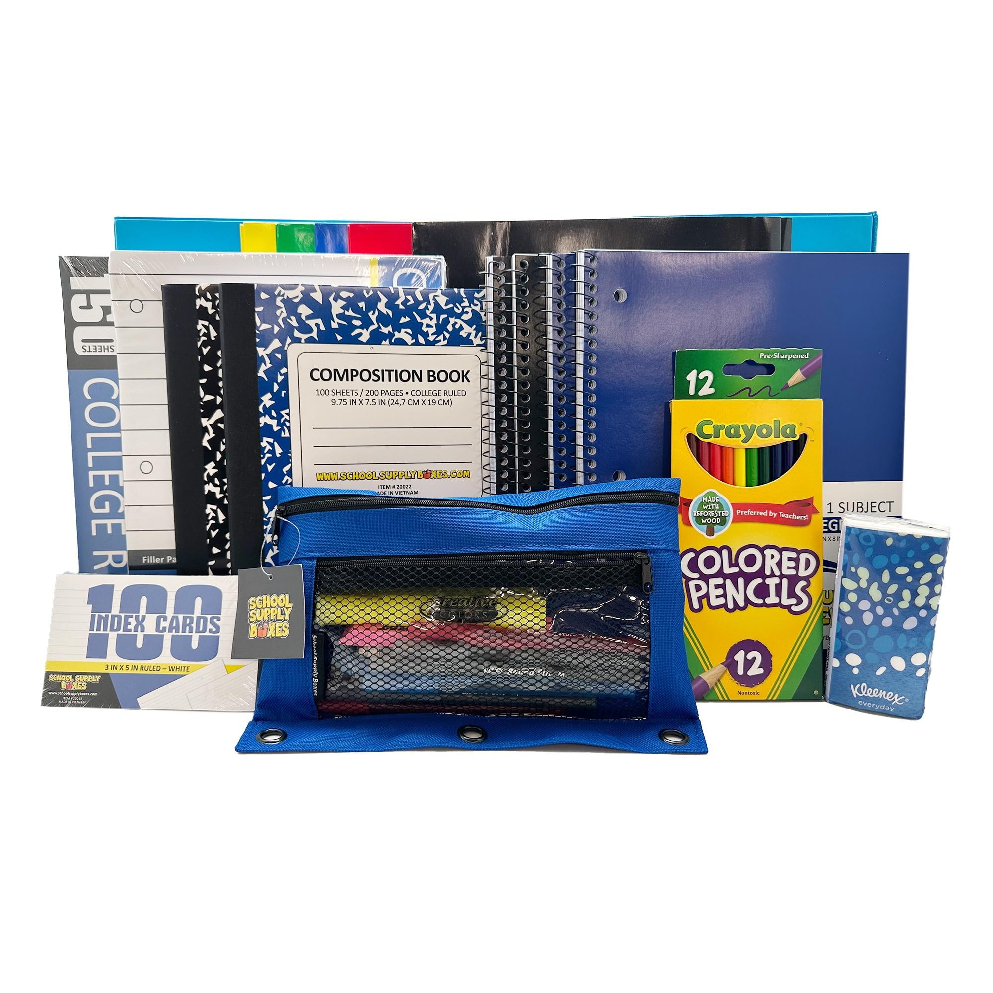 School Supply Boxes Secondary School Essentials Back to School Bundle