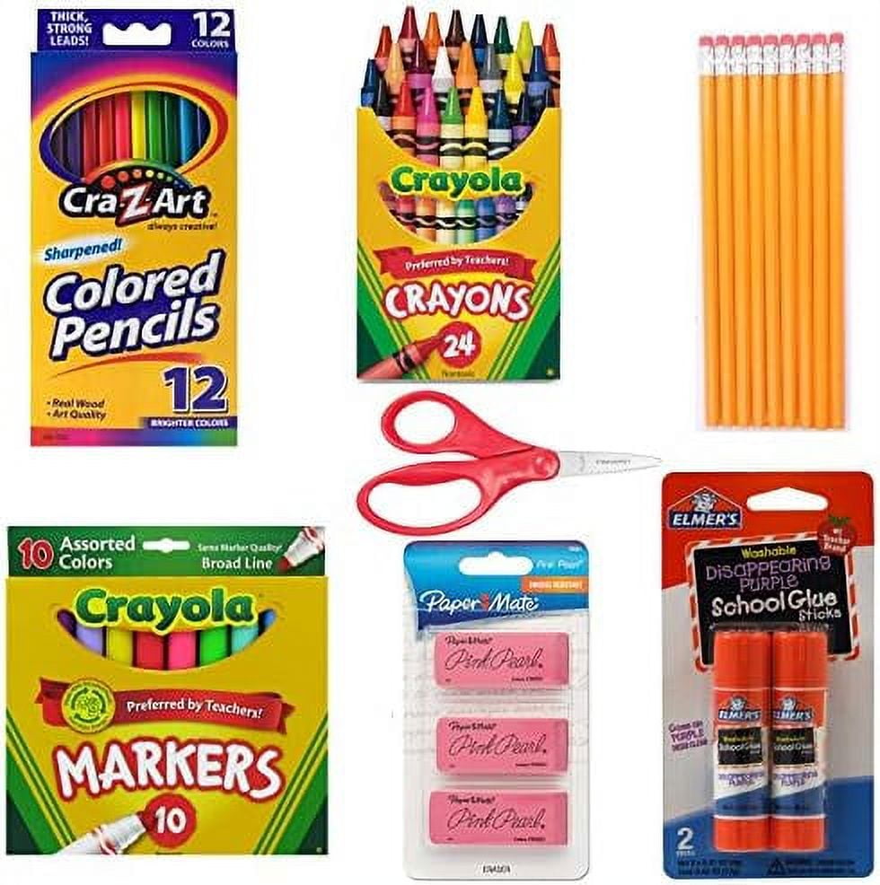 School Supply Supply Pack For PreSchool, 1St, 2Nd, And 3Rd Grade