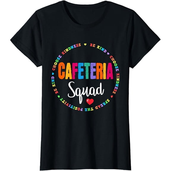 School Support Team Matching Cafeteria Squad Worker Crew T-Shirt