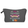 thumbnail image 1 of School Teacher Gift Organizer Pouch Bag Custom Made Makeup Bag for Women Personalized Travel Makeup Bag Portable Cosmetic Bag, 1 of 5