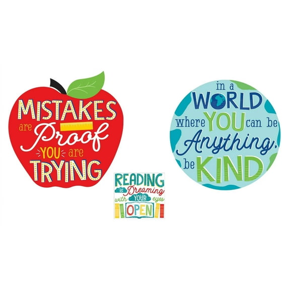 School Teacher Room Decoration Inspiration Paper Sign Bundle Of 3