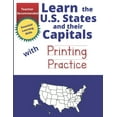 thumbnail image 1 of School Tools Press Activity Books: Learn the U.S. States and their Capitals with Primary Manuscript Printing Practice : Learn the States and Capitals Workbook for Kids ages 5-9 - Manuscript Writing Practice, and Reinforcement - Learn the States and Capitals Early Elementary (Series #2) (Paperback), 1 of 1