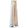 thumbnail image 1 of School Uniform for Boys Dress Pants Elastic Waist Skinny Pants with Pockets Boys White Pants Back To School Straight Fit Uniform Dresses for Girls 10-11 Years, 1 of 4