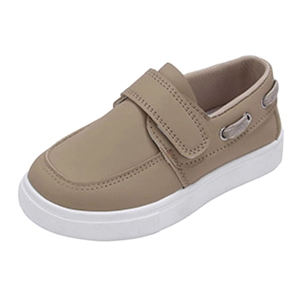School Uniform Girls Classic Loafers Round Toe Soft Comfort Sole Casual Slip on Dress Shoes for Toddler to Big Kids Campus & Daily formal Occasions Khaki 27