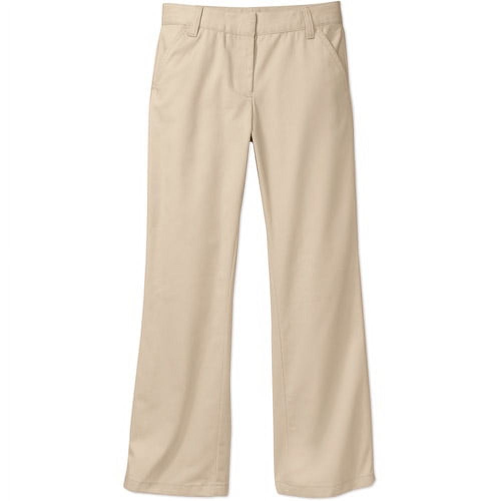 School Uniform Girls Plus Size Flat Front Pants - Walmart.com
