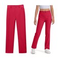 thumbnail image 1 of School Uniform for Girls Skinny Fit Kids Dress Pants with Pockets Straight Pants Girls Red Uniform Pants Back To School Clothes for Teen Girls Kids Clothes for Girls 5-6 Years, 1 of 5