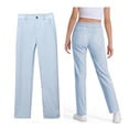 thumbnail image 1 of School Uniform for Girls Pants Stretch Pants with Pockets Straight Pants Girls Blue Uniform Pants Back to School Clothes for Girls Girls Outfits Size 15-16 Years, 1 of 7