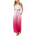 thumbnail image 1 of School Uniform Pant Zipper and Pockets Kids Hip Hop Dance Trousers Flare Leggings Bell Bottoms Beach Holiday Outfits Pants Kids Clothes Watermelon Red 14-15 Years, 1 of 6