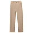 thumbnail image 1 of School Uniform Pants for Girls Skinny Fit Stretch Pants with Pockets Straight Pants Girls Khaki Uniform Pants Back To School Outfits for Girls Teen Girls Clothes Size 15-16 Years, 1 of 5