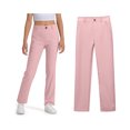 thumbnail image 1 of School Uniform Pants for Girls Skinny Fit Stretch Pants with Pockets Straight Pants Pink Pants Back To School Outfits for Teen Girls Clothes Size 13-14 Years, 1 of 9