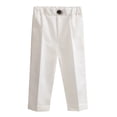 thumbnail image 1 of School Uniform Pants for Relaxed Fit Elastic Waistband Chino Pants Twill Khaki Dress Pants Bootcut Pull-On Trousers Stretchy Pants with Pockets for Kids, 1 of 4